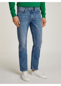 Tommy Hilfiger Herren Straight-Jeans "CORE DENTON", blau, casual, Gr. 34, Denim/Jeans, Obermaterial: 94% Baumwolle, 4% Elastomultiester, 2% Elasthan,