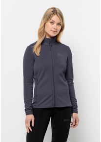 Jack Wolfskin Damen Fleecejacke "KOLBENBERG FZ W", grau, Gr. XS, OBERSTOFF 95% POLYESTER, 5% ELASTHAN FUTTER 100% POLYESTER, Jacken