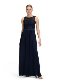 Vera Mont Damen Abendkleid "Vera Mont Abendkleid mit Spitze", blau, festlich, Gr. 40, Obermaterial: 100% Polyester. Futter: 100% Polyester., Kleider,