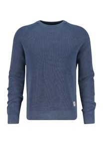 Gant Herren Rundhalspullover "WASHED RIB C-NECK", blau, casual, Gr. XXXL, Strick, Obermaterial: 100% Baumwolle, Pullover, in verwaschener Optik