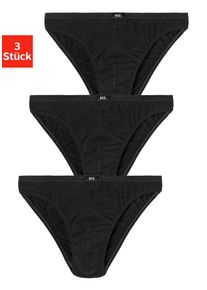 H.I.S. H.I.S Herren Slip "Minislip", Gr. S, schwarz, Jersey, Obermaterial: 95% Baumwolle, 5% Elasthan, unifarben, Unterhosen, aus weichem Baumwoll-Stretch