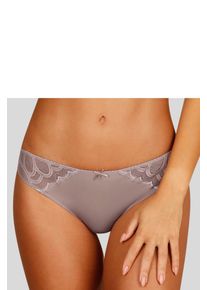 Lascana Damen Tanga "Evita", Gr. 32, beige, Obermaterial: 90% Polyamid, 10% Elasthan, Unterhosen, mit Cutout hinten