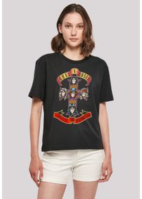 F4NT4STIC Damen T-Shirt "Guns 'n' Roses Appetite For Destruction", schwarz, casual, Gr. S, Obermaterial: 100% Baumwolle, Shirts, Premium Qualität