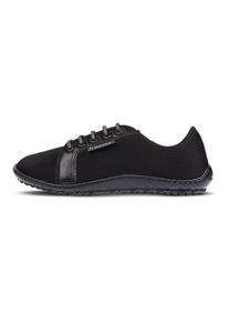 Leguano Damen Barfußschuh "CITY", Gr. 38, schwarz, Textil, Lederimitat, sportlich, Schuhe, mit extrem biegsamer Laufsohle, Freizeitschuh, Halbschuh,