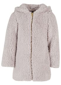 Urban Classics Mädchen Parka "Urban Classics Damen Girls Sherpa Jacket", grau, casual, Gr. 134, unifarben, 100% Polyester, Jacken