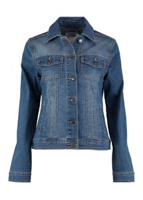 Haily's HAILY’S Damen Jeansjacke "LS C DJK Ma44cy", blau, Gr. M, Abriebeffekte, Denim/Jeans, Obermaterial: 77% Baumwolle, 21% Polyester, 2% Elasthan, Jacken