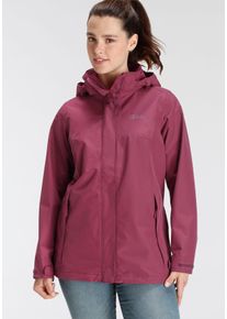 Jack Wolfskin Damen Funktionsjacke "TOCORA JACKET WOMEN", rot, sportlich, Gr. 52, Obermaterial: 100% Polyester. Futter: 100% Polyester, Jacken,