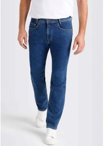 MAC Herren Straight-Jeans "Arne", blau, casual, Gr. 40, Denim/Jeans, Obermaterial: 97% Baumwolle, 3% Elasthan, Jeans, in gepflegter Optik, mit Stretch