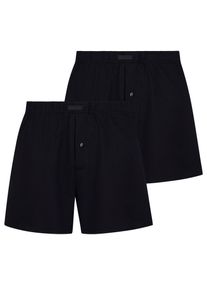 Bruno Banani Herren Weiter Boxer "Loose Fit", Gr. L, schwarz, Obermaterial: 100% Baumwolle, unifarben, Unterhosen, mit Knopfleiste