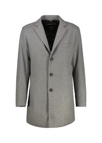 Lerros Herren Langjacke "Lerros Eleganter Mantel mit Reverskragen und Wollanteil", grau, Gr. 58, 67% Polyester, 30% Wolle, 3% Nylon, Jacken, Keine