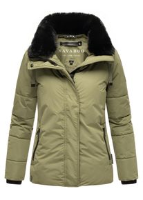 Navahoo Damen Winterjacke "Frostii XIV", grün, modisch, Gr. L, Obermaterial: 100% Polyester (recycelt), Futter: 100% Polyester, Wattierung: 100%