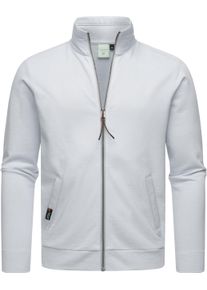 Ragwear Herren Kapuzensweatjacke "Miet", grau, Basic, Gr. XXXL, Sweatware, Obermaterial: 55% Baumwolle, 45% Polyester, Sweatjacken, coole Herren