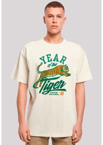 F4NT4STIC Herren T-Shirt "Stranger Things Hawkins Year", beige, casual, Gr. XXXL, Obermaterial: 100% Baumwolle, Shirts, Premium Qualität