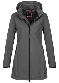 Damen Softshelljacke "Alessia", grau, Gr. XS, Alessandro Salvarini, Obermaterial: 96% Polyester, 4% Elasthan; Innenmaterial: 100% Polyester, Jacken,
