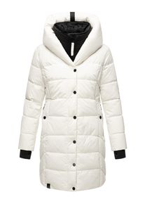 Navahoo Damen Steppmantel "Knutschilein", weiß, modisch, Gr. XXL, Obermaterial: 100% Polyester, Innenfutter: 100% Polyester, Wattierung: 100%