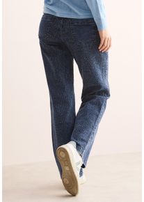 Cecil Damen Gerade Jeans, blau, casual, Gr. 31, unifarben, Jeans, 98% Baumwolle, 2% Elasthan, Jeans, High Waist