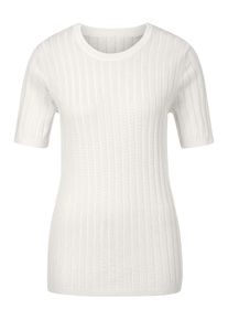 CLASSIC Damen Kurzarmpullover "Pullover", beige, Gr. 40, unifarben, 65% Viskose, 35% Baumwolle, Pullover