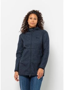 Jack Wolfskin Damen Funktionsmantel "TANNENSPUR COAT W", blau, Gr. S, 1. OBERSTOFF 100% POLYESTER 2. OBERSTOFF 100% POLYAMID FUTTER 100% POLYESTER,