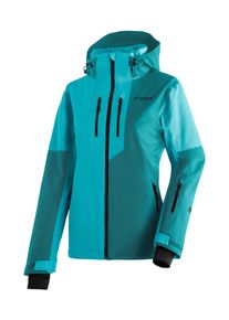 Maier Sports Damen Skijacke "Manzaneda", blau, Gr. 36, 100% Polyester, Jacken, Damen Winterjacke, wind- und wasserdicht, 4 RV-Taschen, Regular Fit