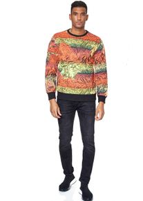 Rusty Neal Herren Sweatshirt "Rusty Neal Sweater", bunt, modisch, Gr. XXXL, mehrfarbig, 76% Polyester, 22% Viskose, 2% Elasthan, Sweatshirts, im