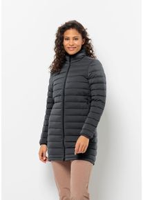 Jack Wolfskin Damen Daunenmantel "ARCADEN COAT W", grau, Gr. S, OBERSTOFF: 84% NYLON, 16% ELASTHAN; FUTTER: 100% POLYESTER; FÜLLUNG: 90% ENTENDAUNEN,