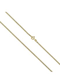 Vivance Damen Collierkettchen "333 Gold Panzerkette diamantiert", 50cm, Gold, L: 50cm B: 1.2mm, gelb, Gold, B:1.2mm, Halsketten