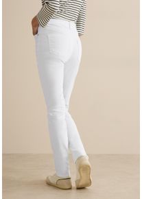 Cecil Damen Slim-fit-Jeans, weiß, casual, Gr. 29, unifarben, Jeans, 97% Baumwolle, 3% Elasthan, Jeans, aus Baumwolle mit Stretchanteil