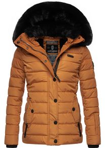 Navahoo Damen Steppjacke "Milianaa", gelb, modisch, Gr. XS, Oberstoff: 100% Polyester, Futter: 100% Polyester, Wattierung: 100% Polyester,