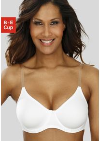 Nuance Damen T-Shirt-BH, Gr. 90, weiß, Microtouch, Obermaterial: 82% Polyamid (TACTEL), 18% Elasthan (LYCRA), Basic, BHs, mit Bügel, ohne Schale und