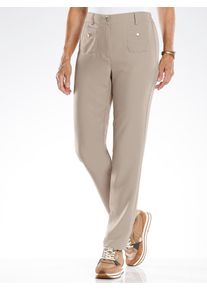 Classic Basics Damen Webhose, beige, Gr. 27, unifarben, 100% Polyester, Hosen