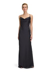 Vera Mont Damen Abendkleid "Vera Mont Abendkleid mit Wasserfallausschnitt", grau, feminin, Gr. 36, Obermaterial: 97% Polyester, 3% Elasthan. Futter: