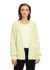 Cartoon Damen Strickjacke "Cartoon Strick-Cardigan mit Rippbündchen", gelb, modisch, Gr. 34, Obermaterial: 44% Polyamid, 39% Polyacryl, 10% Wolle, 7%