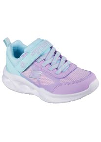 Skechers Kinder Sneaker "Skechers SOLA GLOW LIGHTS", Gr. 31mint, violett, Textil, Lederimitat, casual, Schuhe, Slip-OnSneaker,