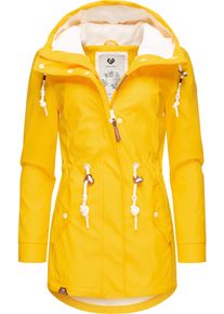 Ragwear Damen Regenmantel "Monadis Rainy Intl.", gelb, sportlich, Gr. L, Obermaterial: 100% Polyester, Futter: 100% Polyester, Mäntel, modischer