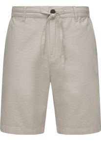 Ragwear Herren Shorts "Harling", weiß, modisch, Gr. 36, Material: 65% Baumwolle, 35% Leinen, Hosen, kurze Herren Hose mit Bindeband