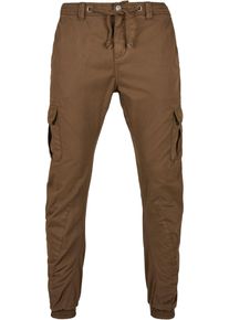 Urban Classics Herren Cargohose "Urban Classics Herren Cargo Jogging Pants", braun, Gr. XXL, unifarben, 100% Baumwolle, Hosen