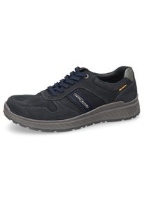 Camel Active Herren Sneaker, Gr. 40, blau, Leder, Basic, Schuhe, Komfortschuh, Freizeitschuh mit bequemer Keilsohle