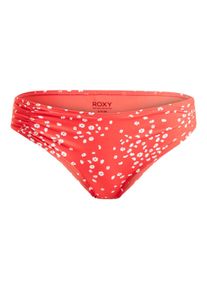 Roxy Damen Bikini-Hose "Pt Beach Classics"poppy rot dancing ditsy swim, Gr. XS, 85% Polyester, 15% Elasthan, Badehosen