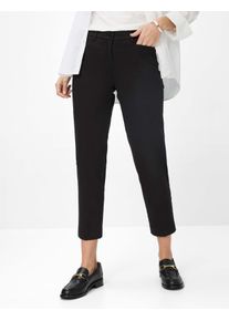 Brax Damen 5-Pocket-Hose "Style MARA S", schwarz, Gr. 19, 78% Baumwolle, 18% Lyocell, 4% Elasthan, Hosen