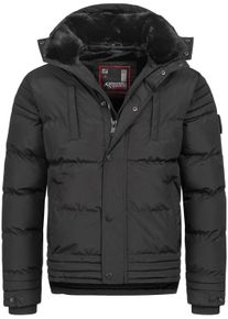 Herren Winterjacke "ASFabiano", schwarz, Gr. L, Alessandro Salvarini, Obermaterial: 100% Polyester; Innenmaterial: 100% Polyester, Jacken, mit warmem