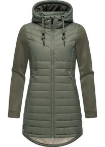 Ragwear Damen Langjacke "Sandrra Long", grün, sportlich, Gr. XXL, Obermaterial: 100% Polyester, Futter: 100% Polyester, Wattierung: 100% Polyester,