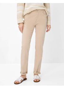 Brax Damen 5-Pocket-Hose "Style CAROLA", beige, Gr. 38, 96% Baumwolle, 4% Elasthan, Hosen