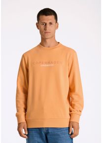 LINDBERGH Herren Sweatshirt "LINDBERGH Sweatshirt", orange, Gr. XL, Oberstoff: 85% Baumwolle, 15% Polyester, Sweatshirts