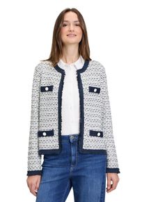 BETTY & CO BETTY & CO Damen Strickjacke "Betty & Co Strick-Cardigan mit Rundhalsausschnitt", blau, feminin, Gr. 38, Strick, Obermaterial: 72% Polyacryl, 28%