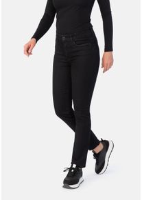 STOOKER WOMEN Damen 5-Pocket-Jeans "Milano Denim Basic Magic Shape Fit", schwarz, casual, Gr. 40, Denim/Jeans, 81% Baumwolle, 17% Polyester, 2%