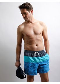 feel good Herren Badeshorts, bunt, Gr. 6, Polyester, Badehosen