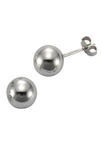 Firetti Damen Paar Ohrstecker "Schmuck Geschenk Silber 925 Ohrschmuck Kugel", 8, Silber 925 (Sterlingsilber), silber, Silber 925 (Sterlingsilber),