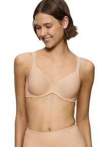 Triumph Damen Bügel-BH "Modern Soft+Cotton W", Gr. 90, beige, Microtouch, Obermaterial: 39% Baumwolle, 37% Polyamid, 24% Elasthan, unifarben,