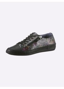 Andrea Conti Damen Sneaker, Gr. 40, bunt, Leder, Rindsleder, Veloursleder, modisch, Schuhe