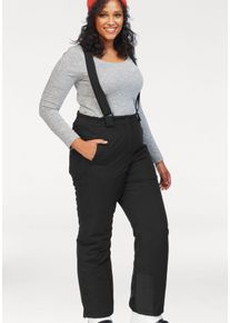 Eastwind Damen Skihose, schwarz, casual, Gr. 56, unifarben, Obermaterial: 100% Polyester. Futter: 100% Polyester. Wattierung: 100% Polyester, Hosen,